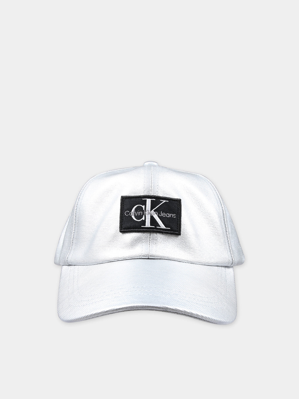Hat with visor for girl with logo
